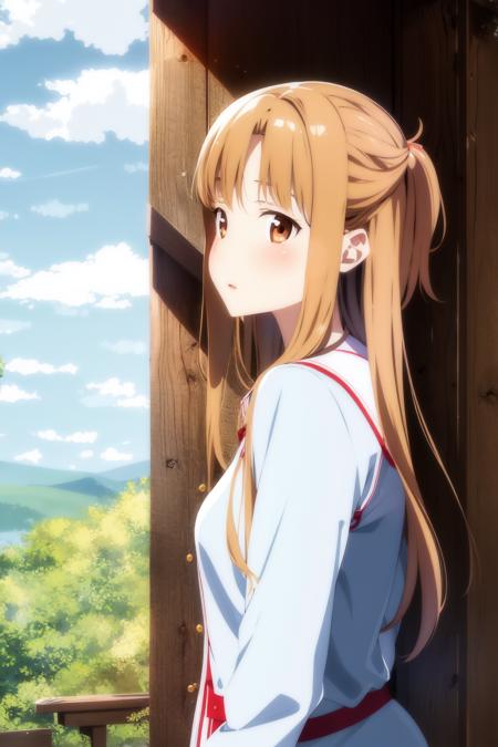 11207-3369254898-asuna, asuna__(sao_), 1girl, fantasy, highres,  looking_away, looking_to_the_side,  original, parted_lips, realistic,   scenery,.png